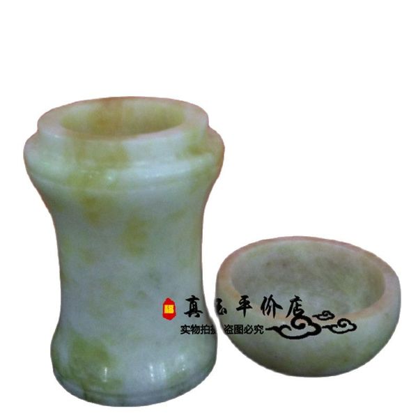 

chinese hand carved jade toothpick box natural jade toothpick box, Silver