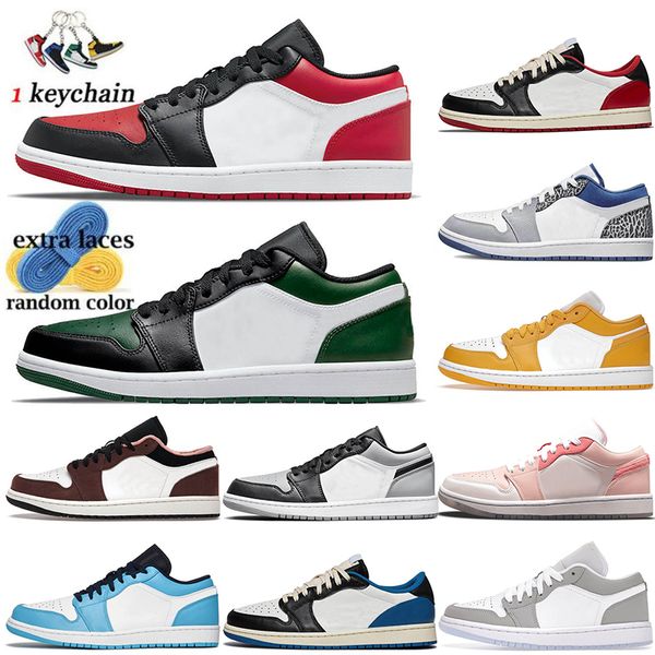 

2022 with socks mens womens basketball shoes 1 1s low mighty jumpman dark mocha wolf shadow grey green bred toe court purple arctic punch tr