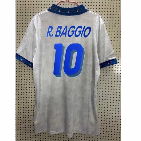 

haveluxury retro 2006 totti pirlo soccer jerseys 1994 zola r baggio maglia 2000 1986 1990 maldini buffon italia blue white football shirt cu, Black