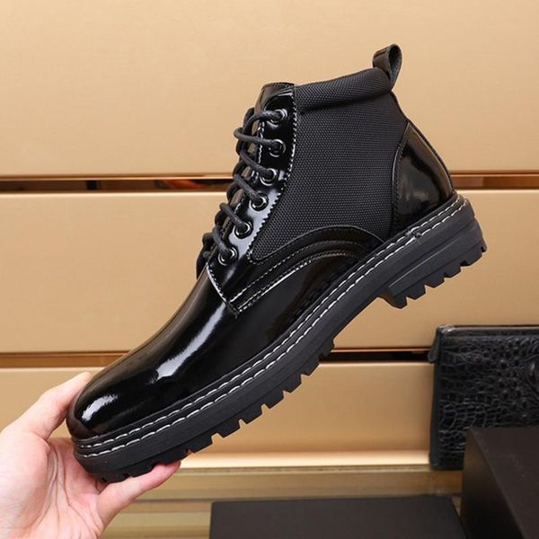 

a1 2022 men boots designer mens womens ankle winter for cowboy classic woman black red yellow beef tendon bottoms platform hiking work motor