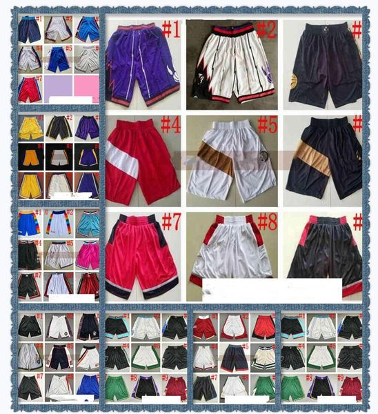 

2021 news mens stitched basketball shorts wholesale men white black blue green red purple yellow short size s m  xl xxl, Blue;black