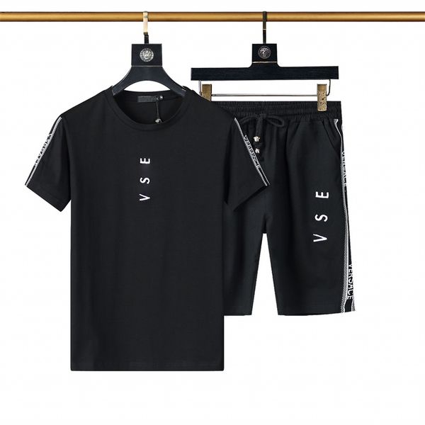 

2022 summer mens designers tracksuits jogging suit men tracksuit pullover running sweatshirt man short sleeve pants fashion sweat track suit, Gray