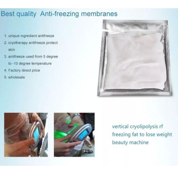 Máquina de emagrecimento Qualidade da máscara anti -congelamento MEMBRAES CRIO PADBRAS CRIOLIPOLISSE MEMBRANA CROLIPOYSIS ANTIFREEZE DE PROTEÇÃO DE PELE