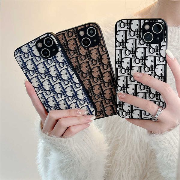 

rs leather phone cases for iphone 13 pro max 12 mini 11 plus fashion wristband lanyard designer print back cover luxury shell wallet flip ca