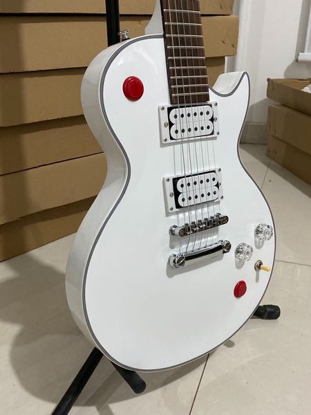 

electric guitar kill switch buckethead version guitar 24 frets alpine white guitarra same of the pictures
