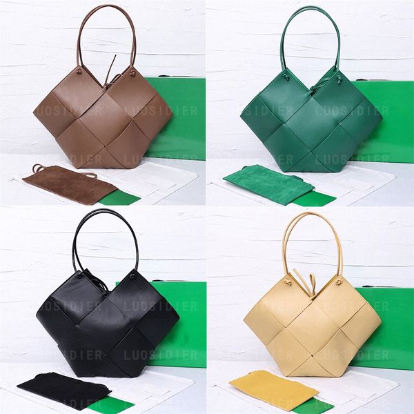 

large tote bag bonded suede lining handbags designer luxury intrecciato leather handbag wallet purse shopping bag v8ty#