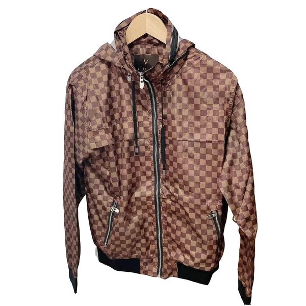 

2022dd winter men's zipper letter pattern jacket fashion men'ss down coat windbreaker coats men women's jacket clothing whole, Black;brown