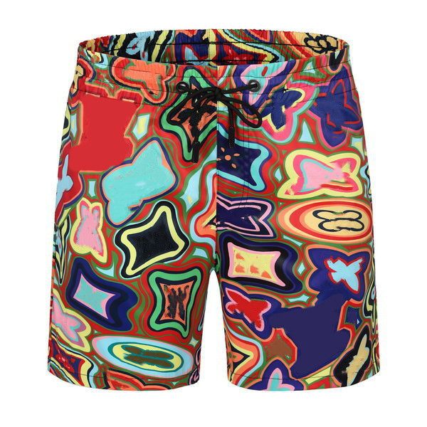 

summer mens sports shorts designers casual knee length fashion quick drying mans beach jacquard pants black white letter print short asian s, White;black