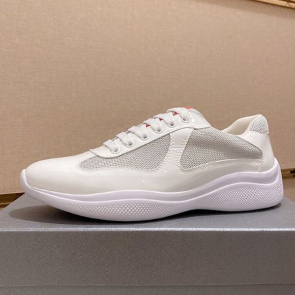 

shoes mesh patent leather sneaker round toe designer men's shoes luxury sneakers brand fashion shoes men sdaawdawasdawd, Red;white