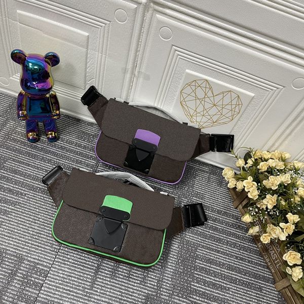 

new color luxurys designers bag s-shaped lock handbag waistbag 45 fashion bag 807 and classic wallet shoulder bags pockets