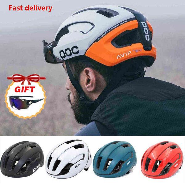 Casco POC Omne Air Spin Bike per pendolari e ciclismo su strada Casco Aero leggero traspirante e regolabile con occhiali 1PCS H220423