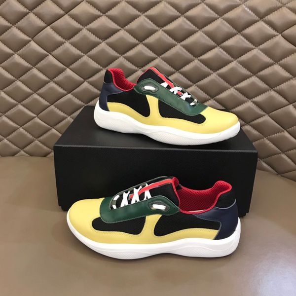 

2022 new leather luxury brand shoe fashion casual breathable sneakers, Black