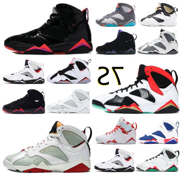 

7 retro 7s mens basketball shoes sneakers trophy room bordeaux barcelona nights flint hare oregon ducks patent alternate 4.0