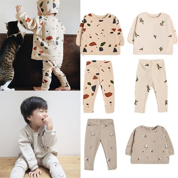 

kids sweaters autumn winter brand design boys girls fashion print sweatshirts baby child cotton cute outfits clothes lj201128, Blue