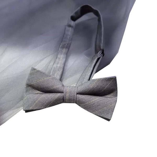 

brand design mix colors classic men bow tie quality plaid bowties wedding party male neckwear, Black;gray
