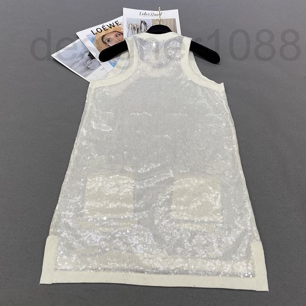 

women's jumpsuits & rompers designer 2022 summer new women's sleeveless sequin dress small fragrance vest jumpsuit short skirt tem, Black;white