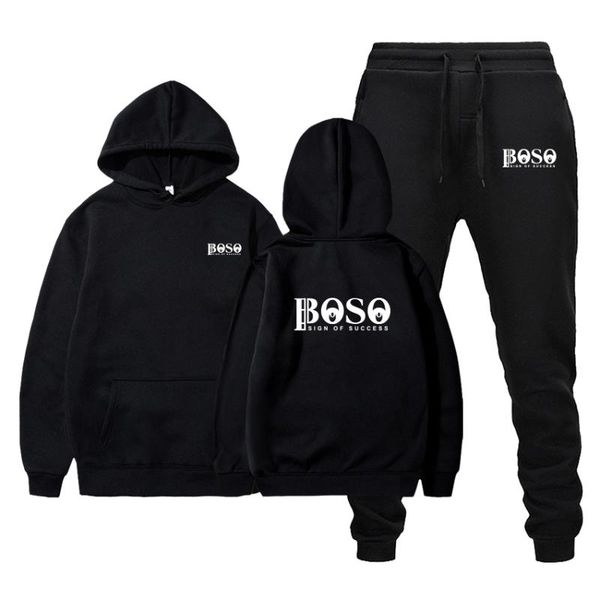 

men's tracksuits men's tracksuits suit hoodie pants harajuku wholesale sports casual sweatshirt sweatpants success logo sportswear, Gray