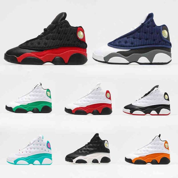 

kids jumpman discount 13s xiii basketball shoes reverse red flint children lucky aurora green tennis infant sport trainer outdoor athletic, Black