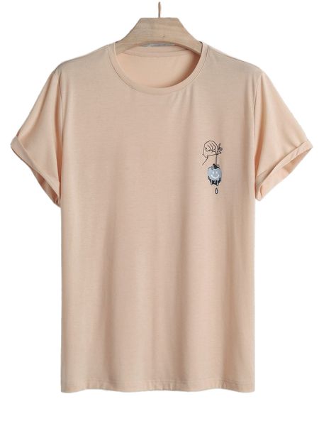 

men figure & cartoon graphic tee i2xe#, White;black