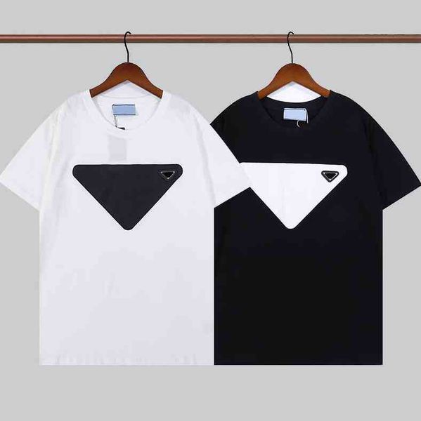 

2022 new summer fashion shirts for men luxury letter embroidery mens women clothing short shirt womens, White;black