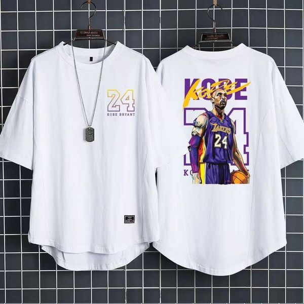 

66 designer t shirt embossed letter loose bv men's short sleeve cotton couple sweatshirt, White;black