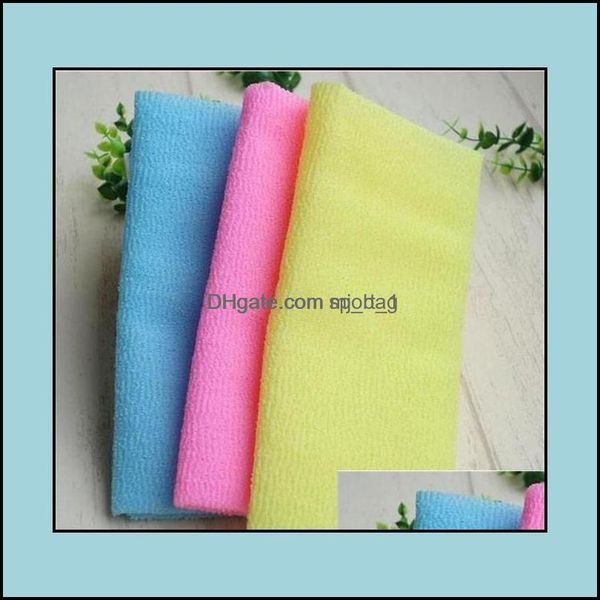 Banyo Fırçaları Süngerler Banyo Aksesuarları Ev Bahçe Fırçaları 30x90cm Salux Japon peeling güzellik cildi vücut yıkama havlu clo