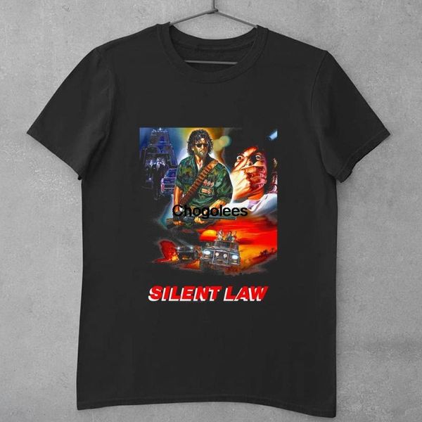 

men's t shirts silent law shirt cotton classic movie m32, White;black
