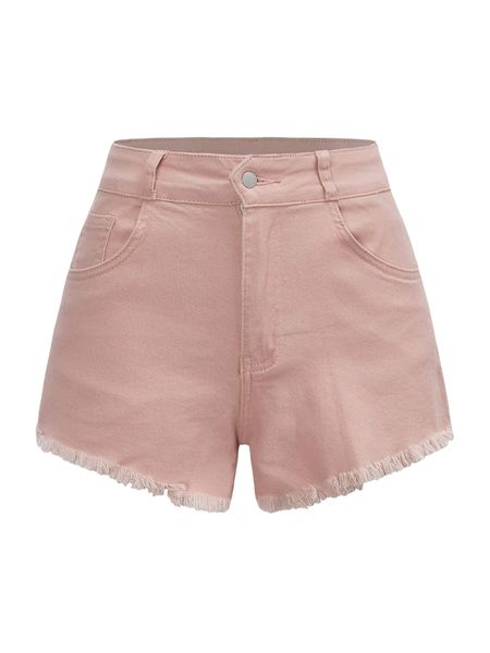 

raw cut denim shorts x301#, White;black