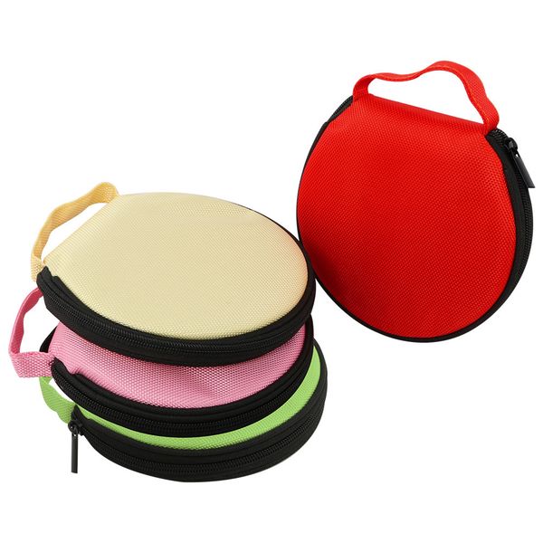 

portable durable cd bag storage cd capacity oxford cloth storage bag round holder automotive interior accessories