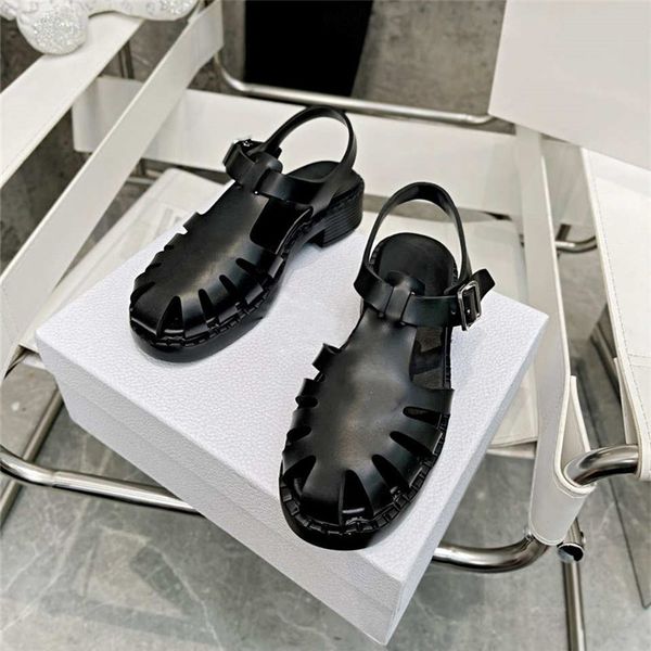 

spring and summer roman sandals women trend classic casual light low heel sports sandals,original packaging, Black