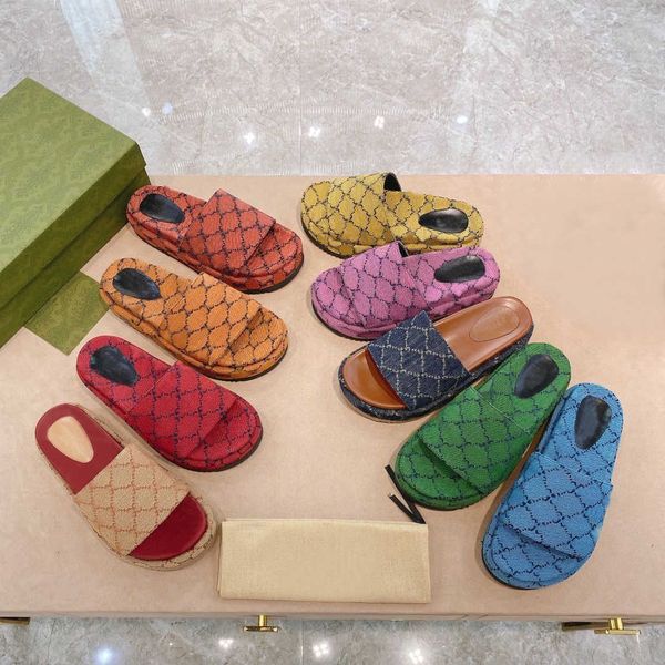 

thick bottom beach slippers fashion summer men cartoon slippers outdoor platform alphabet lady sandals leather high heels designer women, Black