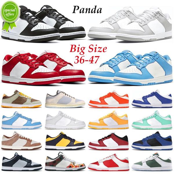 

2022 36 -47 men women casual shoes sneakers panda white black unc syracuse pn dust valentines day outdoor mens trainers