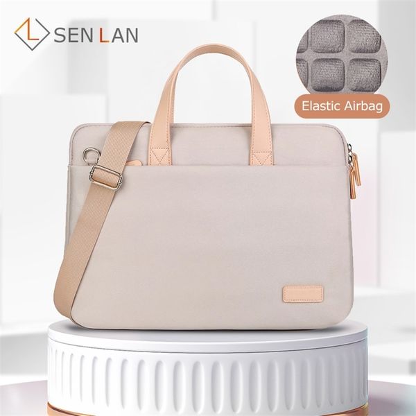 

light lapbag 13 3 15 6 14 inch shockproof notebook sleeve for air pro 13 16 inchs shoulder handbag briefcase 220706