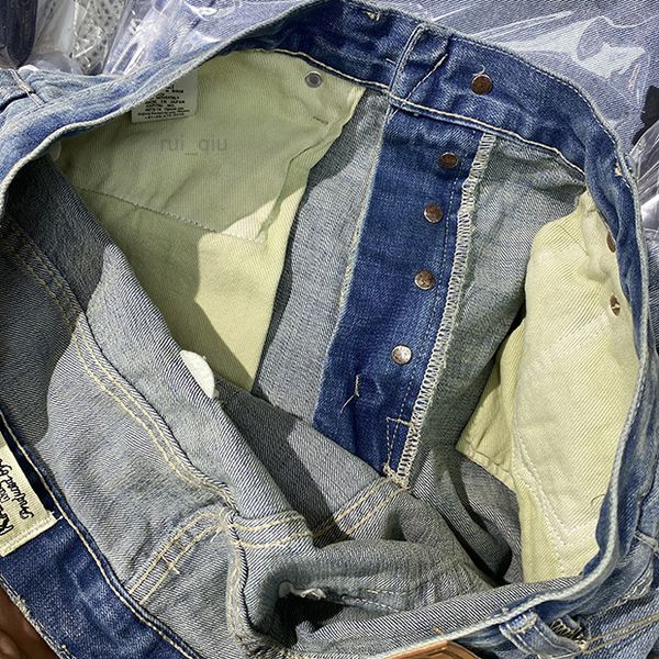 

jeans blue side pant men women 1 high street vintage washed do old trousers inside tag