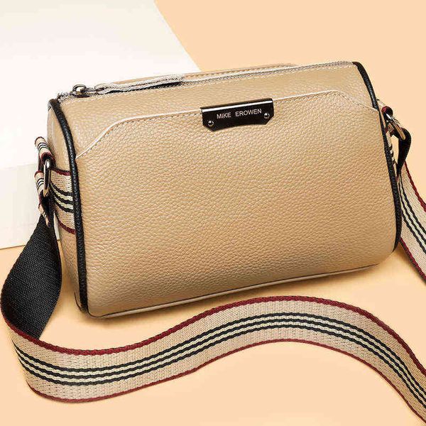 

brand fashion trend crossbody bag luxury designer handbags for women genuine leather casual vintage ladies small shoulder bags g220506