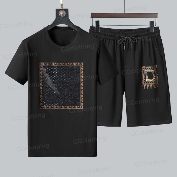 

delivery summer mens designers tracksuits jogging suit men tracksuit pullover running sweatshirt man short sleeve pants fashion sweat track, Gray