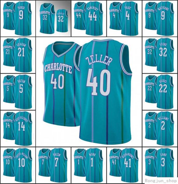 

screen print men youth women basketball 2 lamelo ball gordon 20 hayward 3 terry rozier 12 kelly oubre 5 james bouknight kai jones 75th diamo, Black