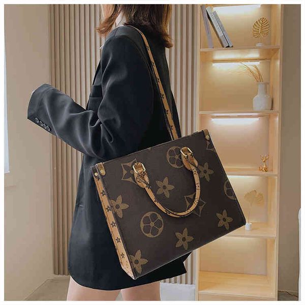 

large capacity shoulder tote bag 2022 new women's fashion portable designer bags for women