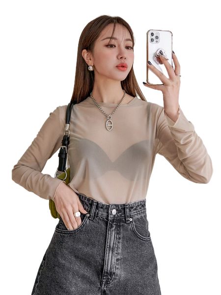 

dazy lettuce trim mesh without bra d7hv#, White