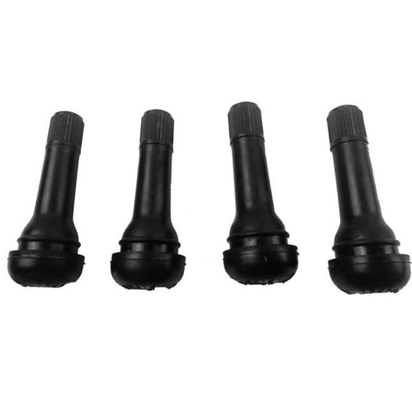 

black tr412 tr413 tr414 tubeless wheel tire valve stems nut with cap tyre rubber valves with dust-caps