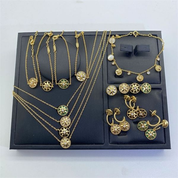 

10% off jewelry the new new compass white fritillaria star necklace star fashion versatile temperament earrings female, Silver