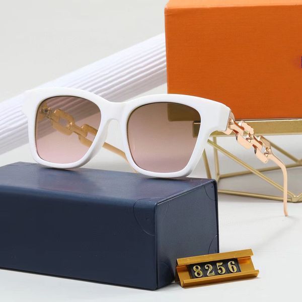 

luxury designer sunglasses popular womens mens polarized driving sun glasses goggle senior eyewear for man woman eyeglasses with box and cas, White;black