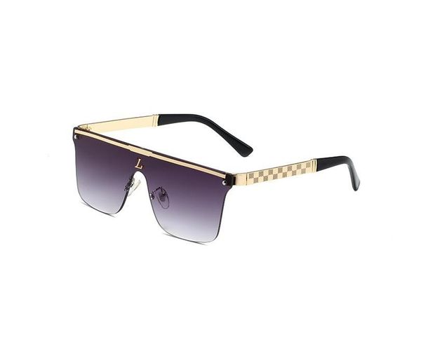 

414 luxury designer sunglasses man glass outdoor sunglasses metal frame fashion classic lady sun glasses mirror woman with box, White;black