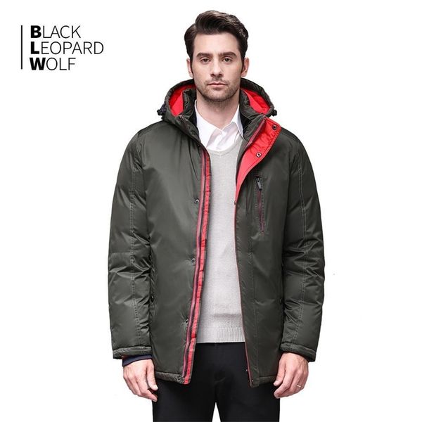 

blackleopardwolf winter windproof yood men jacket warm men parkas parka fashion casual coat bl-1109 201128, Black