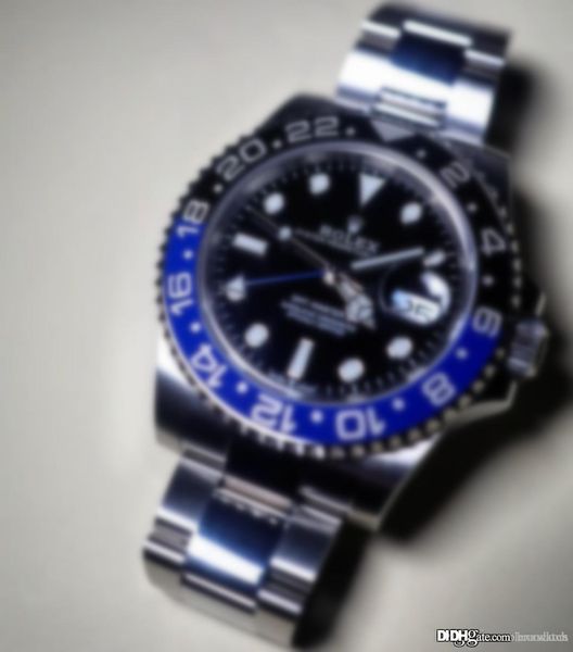 

5a famous brand 40mm men watch automatic menchanical movement sapphire glass with original green box rolexwatch c19721#, Blue;white