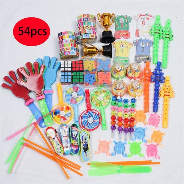 5458Pcs Festa di compleanno per bambini Favore Fischio Labirinto Giocattoli per Pinata Filler Baby Shower Regalo Gioco Goodie Bag Premi di carnevale Regali 220527