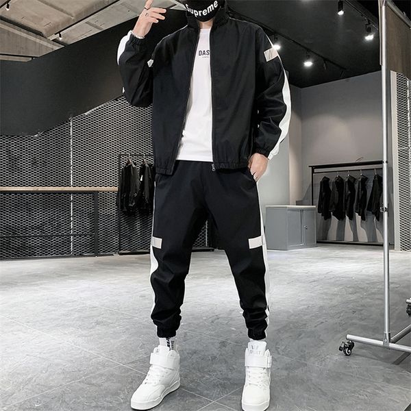 

winstand couples spring sports suits couples quickdrying sportswear mens and womens fashion trend twopiece set black white 220809, Gray