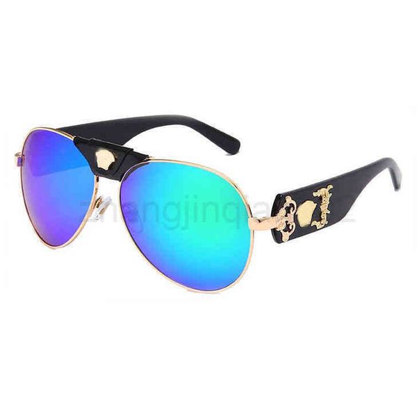 

designer versage sunglasses cycle luxurious fashion new popular large frame mens and womens vintage baseball sport driving toad summer sun g, White;black