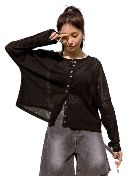 

dazy solid batwing s.leeve b.utton up t.op z5hd#, White