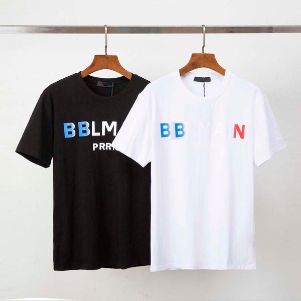 

2022new men's letter print tee t shirt black and white casual clothing summer short sleeve size m-3xl g1875, White;black